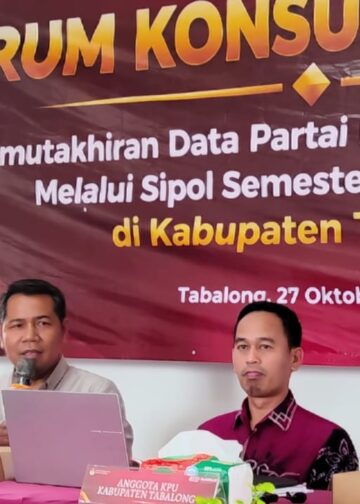 KPU Tabalong Gelar Forum Konsultasi Publik dan Pemutakhiran Data Parpol