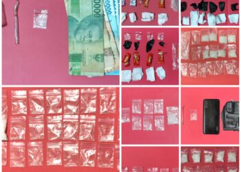 Operasi Sarang Narkoba di Tabalong, 10 Pengedar Diringkus dengan 167 Gram Sabu