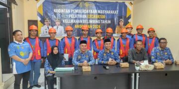 Dukung Program Tabalong Smart, Kelurahan Belimbing Bekali Warganya Pelatihan Ekskavator